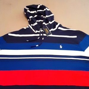 NWT Polo Ralph Lauren multi colored hoodie